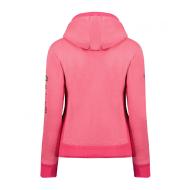 Sweat à capuche Rose Fluo Femme Geographical Norway Gymclass vue 2