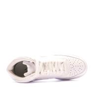 Basketts Blanches Femme Nike Court Vision Mid vue 4