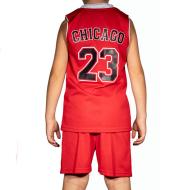 Chicago Bulls Ensemble de basketball Rouge/Noir Enfant Sport Zone vue 2