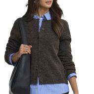 Gilet Marron Femme Only Olivia pas cher