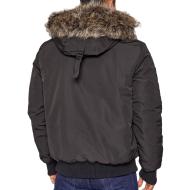 Parka Noir Homme SuperdryEverest Bomber vue 2