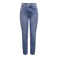 Jean Mom Bleu Femme Only Sik
