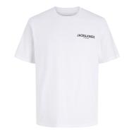 T-Shirt Blanc Garçon Jack & Jones Blaoscar pas cher