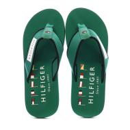 Tongs Vertes Homme Tommy Hilfiger Patch vue 3