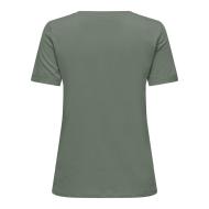 T-shirt Kaki Femme JDY Kitty vue 2