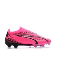Chaussures de Foot Roses Homme Puma Ultra Match FG/AG vue 2