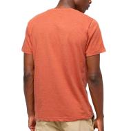 T-shirt Orange Homme TBS Piere vue 2