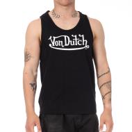 Débardeur Noir Homme Von Dutch Poitrine pas cher