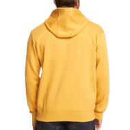 Sudadera amarilla para hombre Quiksilver Circletrimhood ver 2