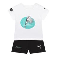 Mercedes Ensemble Blanc/Noir Bébé Puma MAPM pas cher