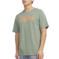 T-shirt Vert/Orange Homme Jack & Jones Tex