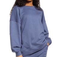 Sweat Bleu Oversize Femme Vero Moda Nia pas cher