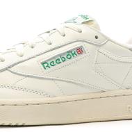 Baskets Blanche/Verte Homme Reebok  Club C85 Vintage vue 7