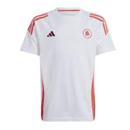 AS Roma T-shirt Blanc/Orange Enfant Adidas Roma Teey pas cher