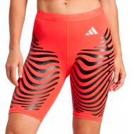 Short Rouge/Noir Femme Adidas Adizero pas cher