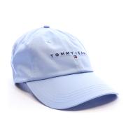 Casquette Bleue Mixte Tommy Hilfiger Linear Logo 6 vue 2