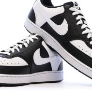 Baskets Noires/Blanches Homme Nike Court Vision Lo vue 7