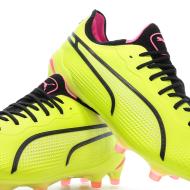 Chaussures de Foot Jaunes Homme Puma King Ultimate FG/AG vue 7