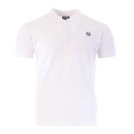 Polo Blanc/Marine Homme Sergio Tacchini Iconic pas cher