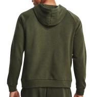 Sweat Capuche Kaki Homme Under Armour Rival Fleece Logo vue 2
