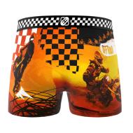 Boxer Noir/Jaune Homme Freegun Cross vue 2