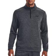 Sweat 1/4 zip Gris Homme Under Armour Fleece 1373358 pas cher