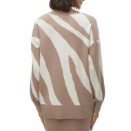 Pull Marron Femme Vero Moda Nancy 10310665 vue 2