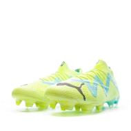 Chaussures de Football Bleu/Jaune Fluo Homme Puma Future Ultimate vue 6