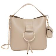 Sac à Main Taupe Femme Manoukian Theo sb pas cher