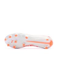 Chaussures de Football Blanc/Rouge Homme Puma Ultra 5 Pro Fg/ag vue 5