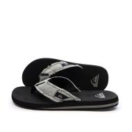 Tongs Noir/Gris Quiksilver Monkey Abyss pas cher