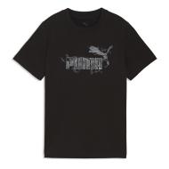 T-Shirt Noir Garçon Puma Ess Camo Tee pas cher