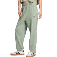 Jogging Vert Femme Adidas molleton Essentials pas cher