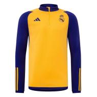 Real Madrid Sweat Training Jaune/Violet Homme Adidas 2023/2024 pas cher