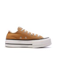 Baskets Moutarde Femme Converse Chuck Taylor All Star Lift vue 2