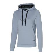 Sweat à Capuche Bleu Femme Mizuno Athletic Hoody pas cher