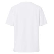 T-Shirt Blanc/Rouge Femme Pieces Pcoda vue 2