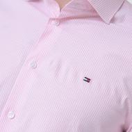 Chemise Blanche/Rose Homme Tommy Hilfiger Strch Poplin vue 3