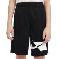 Short Noir Junior Nike Dri-Fit pas cher