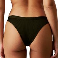 Bas de Maillots de bain Noir Femme Calvin Klein Jeans Curved Delta vue 2