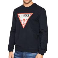 Sweat Marine Homme Guess Triangle Logo