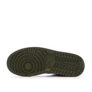 Air Jordan 1 Mid Kaki/Noir Homme Nike vue 5