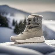 Bottes Après-Ski Chaude Gris Femme Relife Jasky vue 8