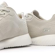 Baskets Beiges Femme Skechers Bobs Squad Tough Talk vue 7