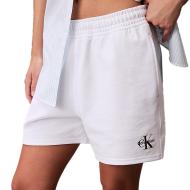 Short Blanc Femme Calvin Klein Jeans Monologo French pas cher