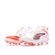 Chaussures de football Blanc/Rouge Garçon Puma Ultra 5 vue 6