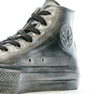 Baskets Grises Femme Converse Converse Lift Leather vue 7