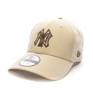 Casquette Beige/Marron Homme New Era Check pas cher