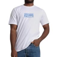 T-shirt Blanc/Bleu Homme Converse Skeleton