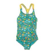Maillot de bain Vert/Orange Fille Nike Racerback pas cher